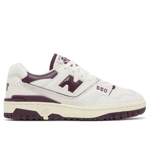 NEW Balance - 550 Aime Leon Dore Trainers - Leather Burgundy  for Women SZ6